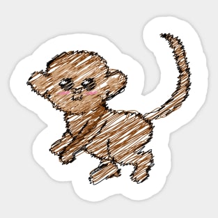 Monkey Sticker